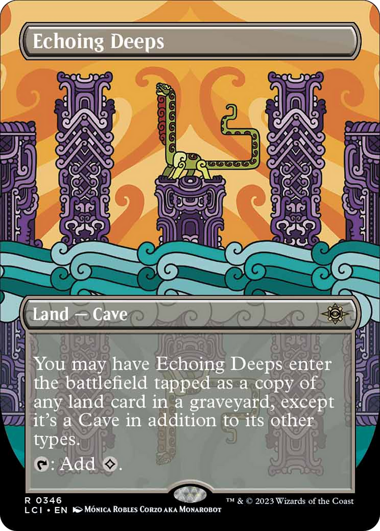 Echoing Deeps (Borderless) [The Lost Caverns of Ixalan] | Devastation Store