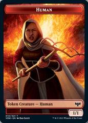 Insect // Human (010) Double-sided Token [Innistrad: Crimson Vow Tokens] | Devastation Store