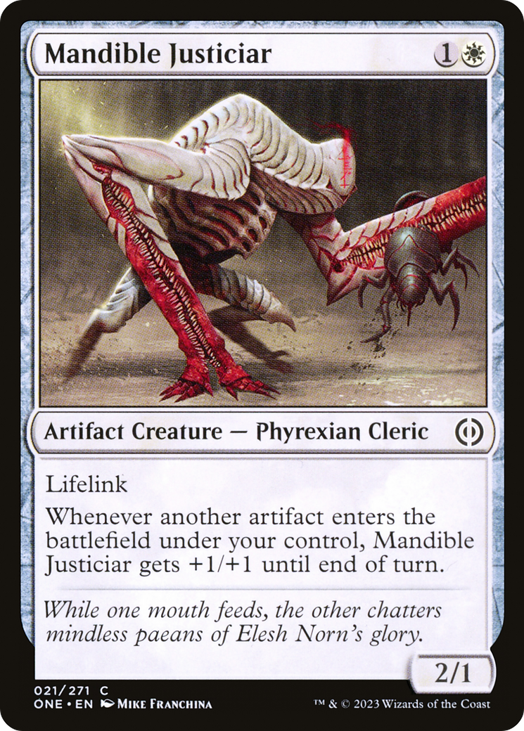 Mandible Justiciar [Phyrexia: All Will Be One] | Devastation Store