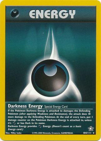Darkness Energy (104/111) [Neo Genesis Unlimited] | Devastation Store