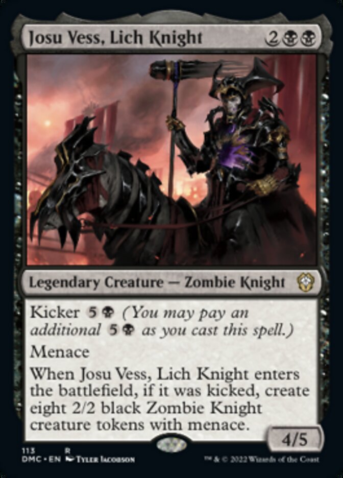 Josu Vess, Lich Knight [Dominaria United Commander] | Devastation Store