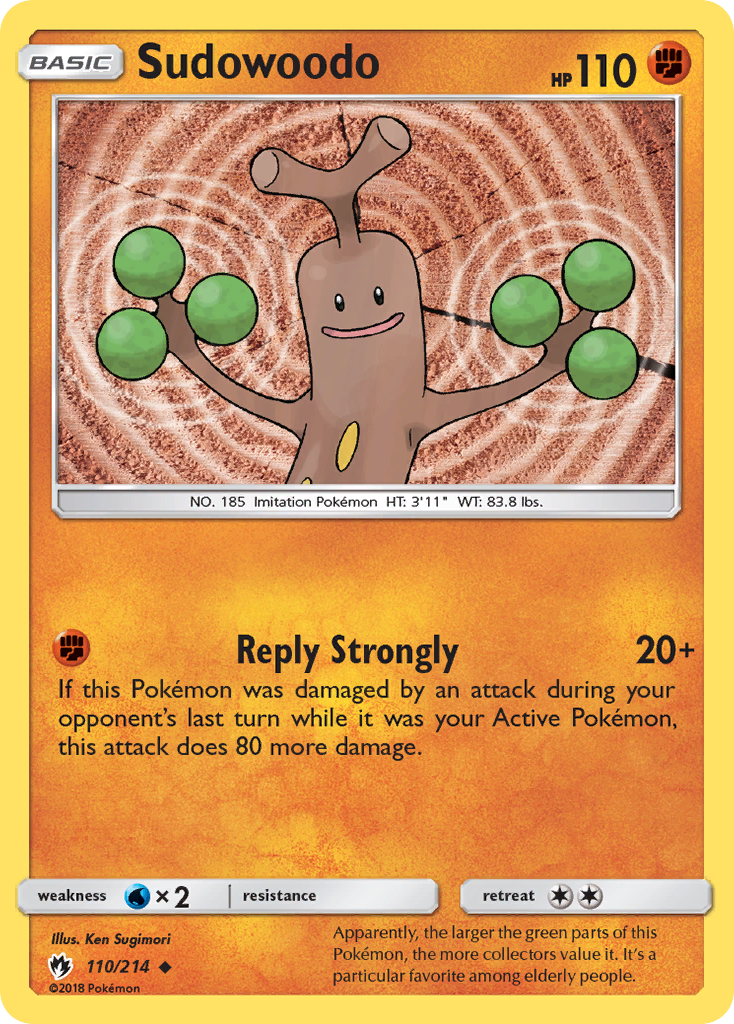 Sudowoodo (110/214) [Sun & Moon: Lost Thunder] | Devastation Store