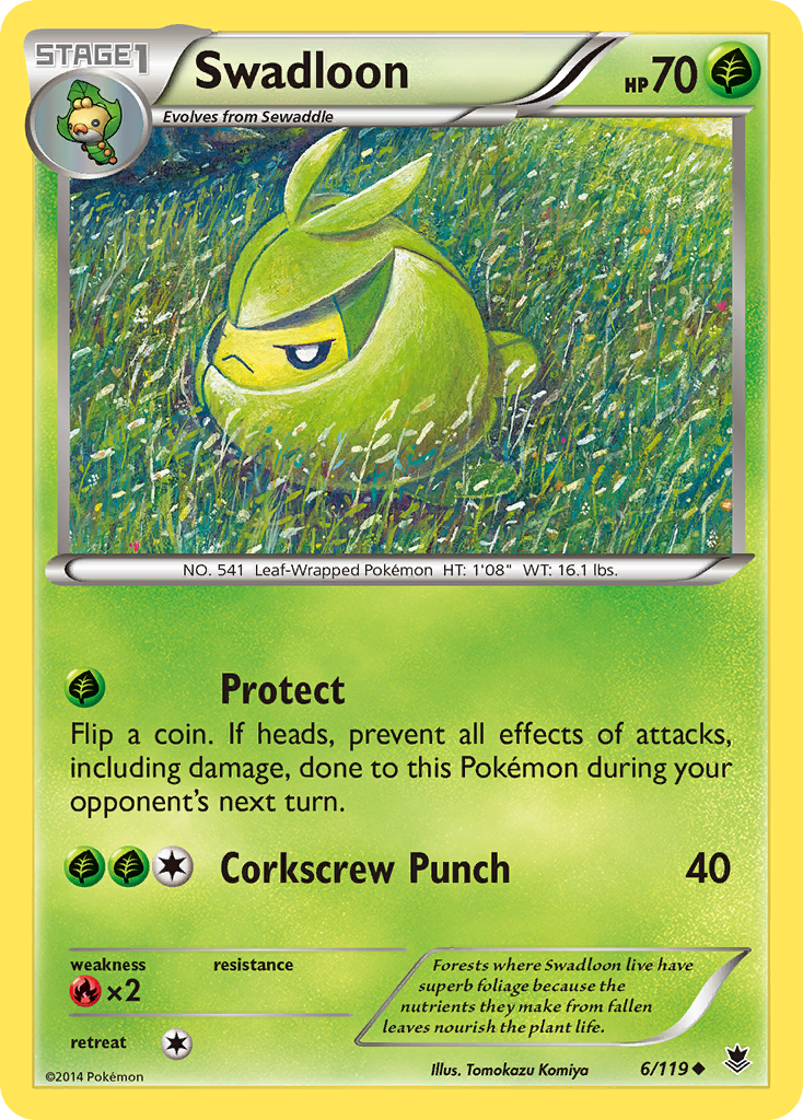 Swadloon (6/119) [XY: Phantom Forces] | Devastation Store