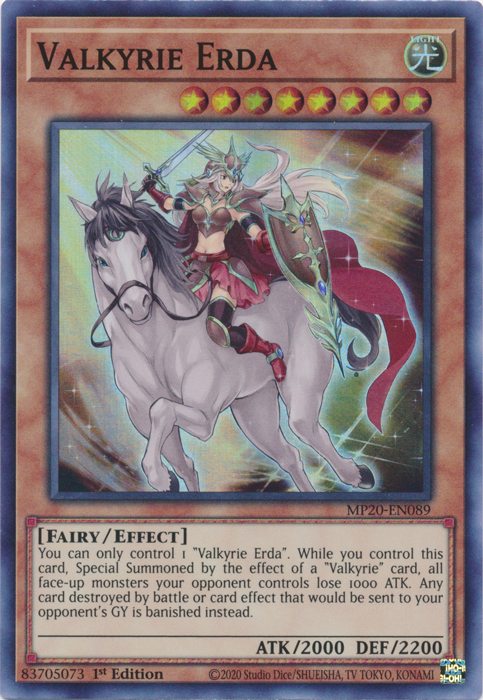 Valkyrie Erda [MP20-EN089] Super Rare | Devastation Store