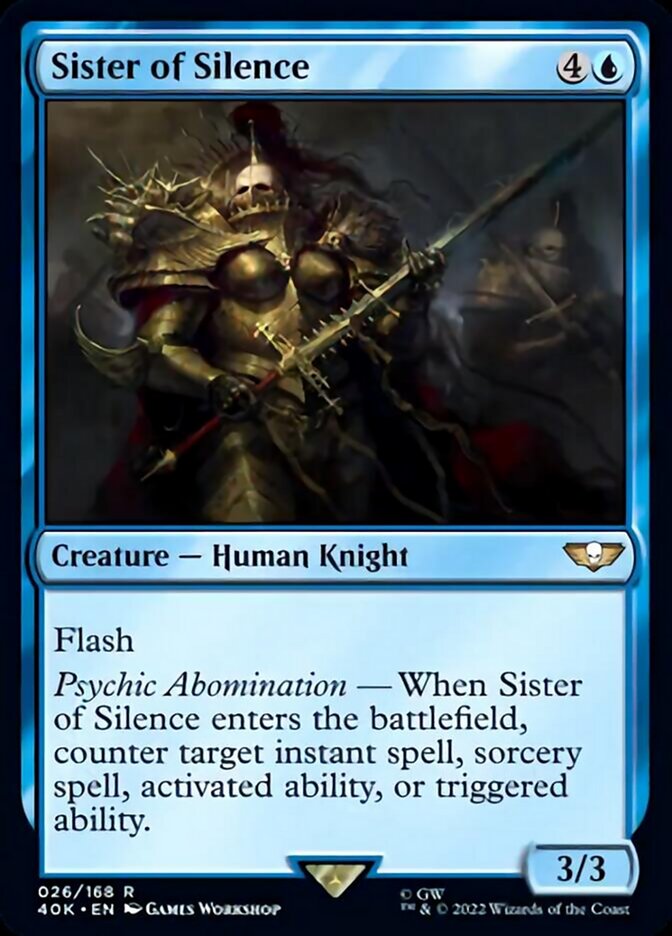 Sister of Silence (Surge Foil) [Universes Beyond: Warhammer 40,000] | Devastation Store