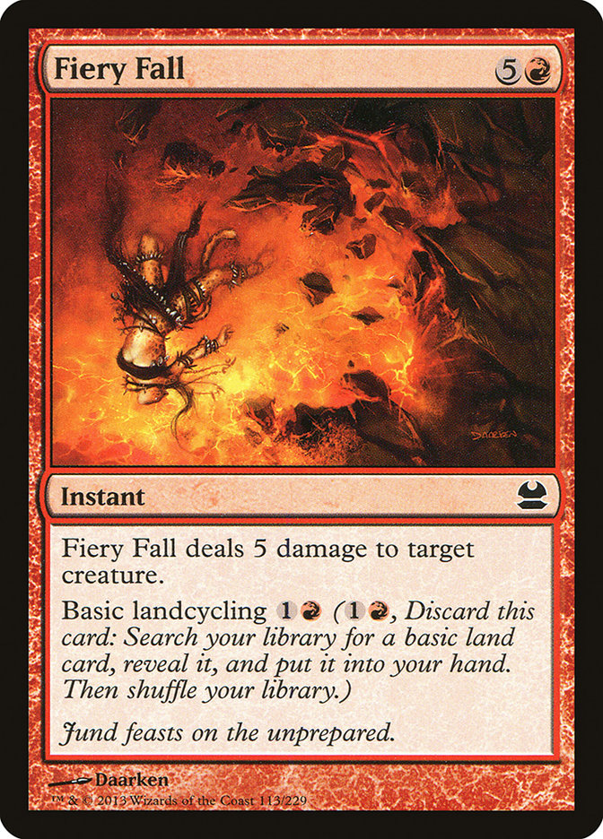 Fiery Fall [Modern Masters] | Devastation Store