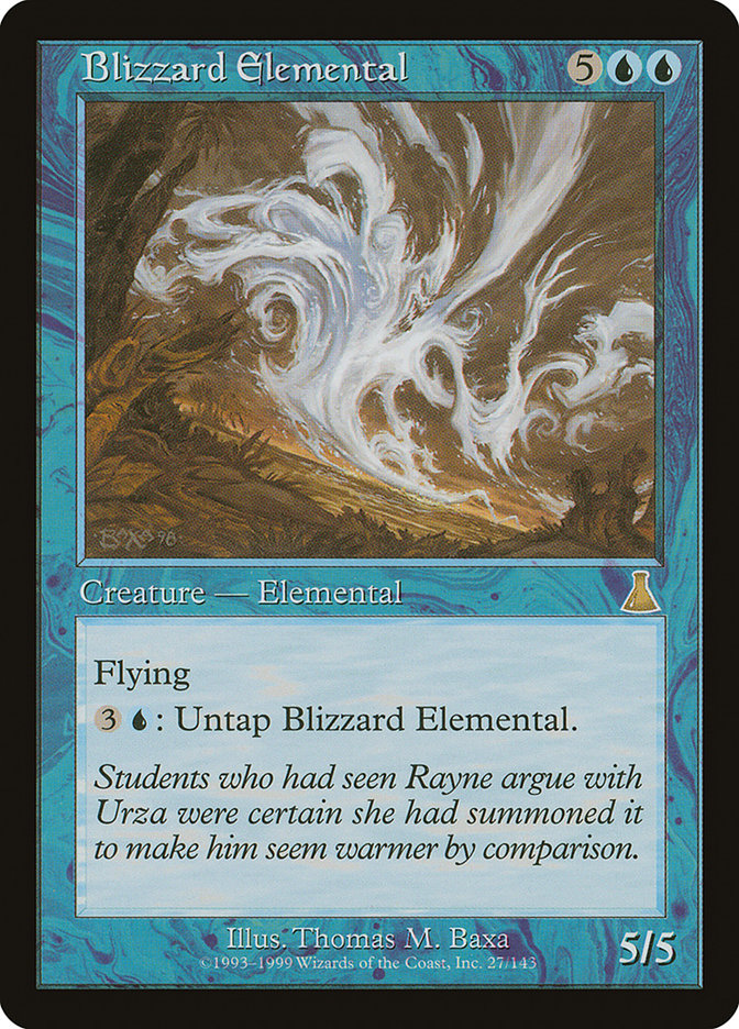 Blizzard Elemental [Urza's Destiny] - Devastation Store | Devastation Store