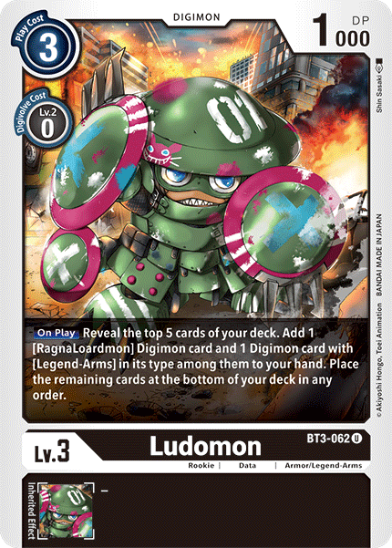 Ludomon [BT3-062] [Release Special Booster Ver.1.5] | Devastation Store