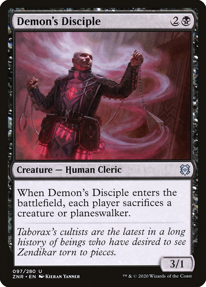 Demon's Disciple [Zendikar Rising] | Devastation Store
