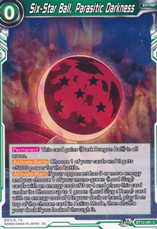 Six-Star Ball, Parasitic Darkness [BT12-081] | Devastation Store