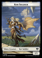 Saproling // Kor Soldier Double-Sided Token [Commander Masters Tokens] | Devastation Store