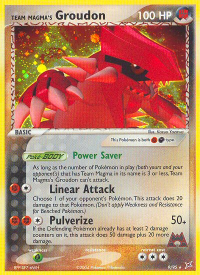 Team Magma's Groudon (9/95) [EX: Team Magma vs Team Aqua] | Devastation Store