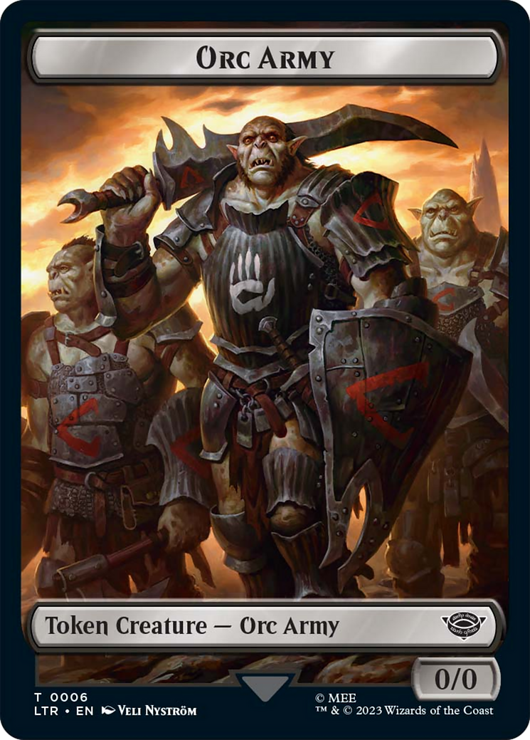 Food (11) // Orc Army (06) Double-Sided Token [The Lord of the Rings: Tales of Middle-Earth Tokens] | Devastation Store