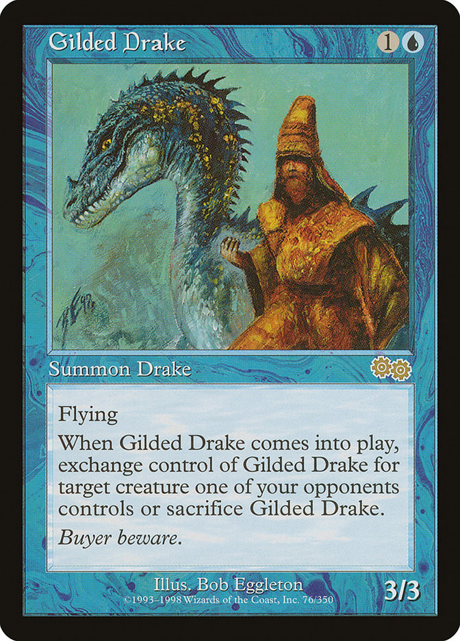 Gilded Drake [Urza's Saga] - Devastation Store | Devastation Store