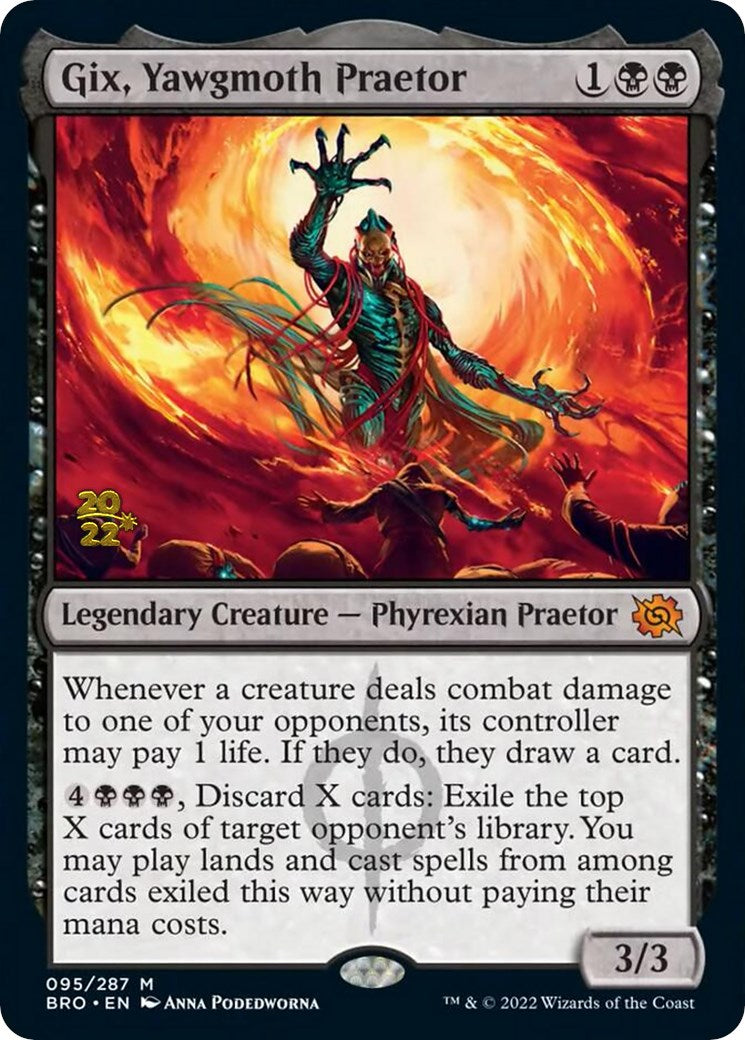 Gix, Yawgmoth Praetor [The Brothers' War Prerelease Promos] | Devastation Store