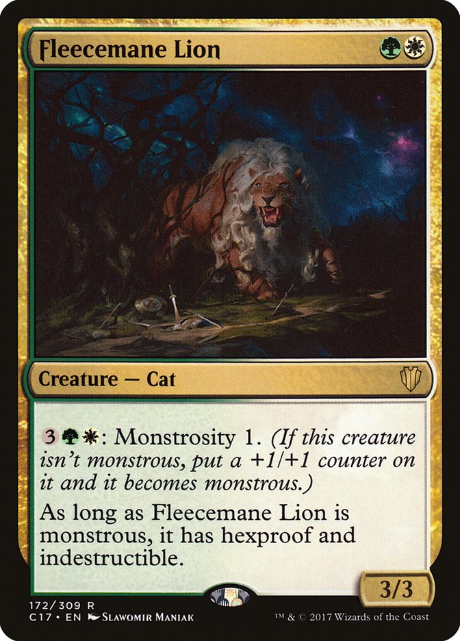 Fleecemane Lion [Commander 2017] | Devastation Store