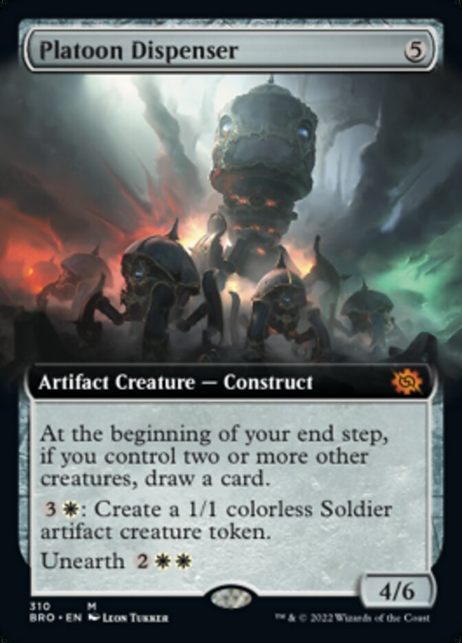 Platoon Dispenser (Extended Art) [The Brothers' War] | Devastation Store