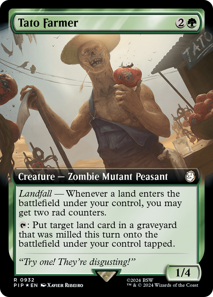 Tato Farmer (Extended Art) (Surge Foil) [Fallout] | Devastation Store