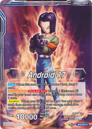 Android 17 // Android 17, Universal Guardian [BT9-021] | Devastation Store