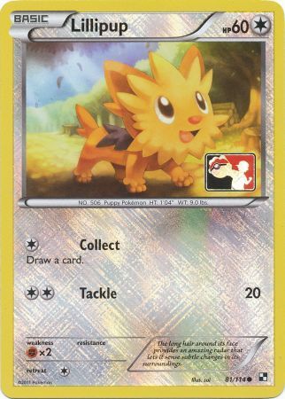 Lillipup (81/114) (League Promo) [Black & White: Base Set] | Devastation Store