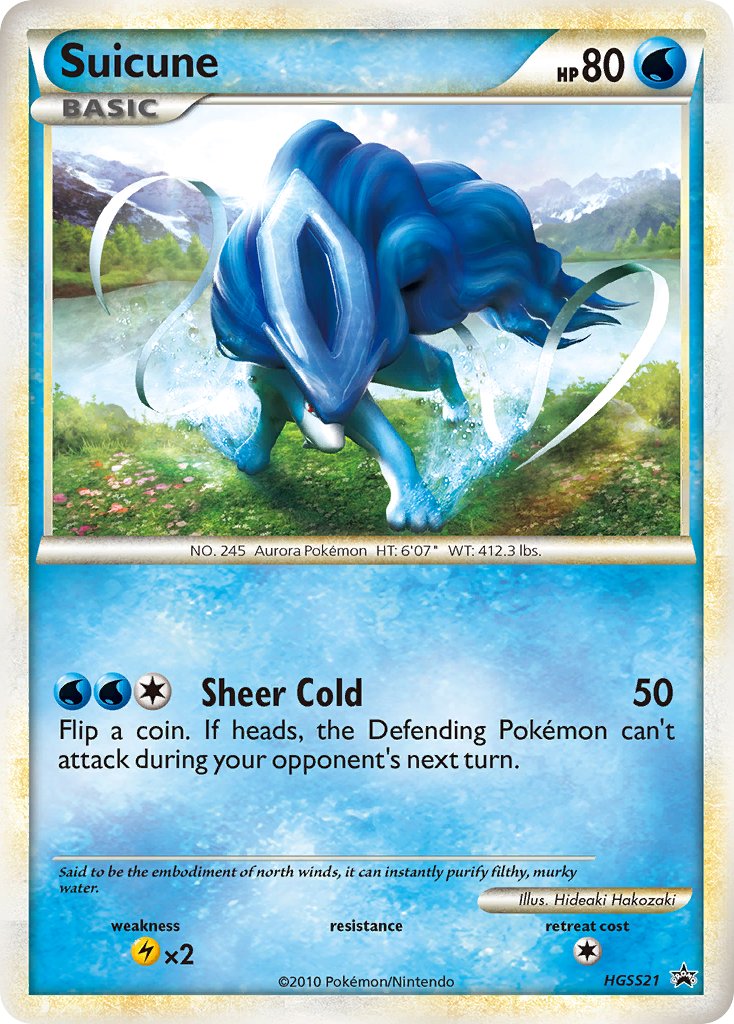 Suicune (HGSS21) [HeartGold & SoulSilver: Black Star Promos] | Devastation Store