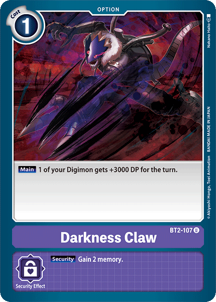 Darkness Claw [BT2-107] [Release Special Booster Ver.1.0] | Devastation Store