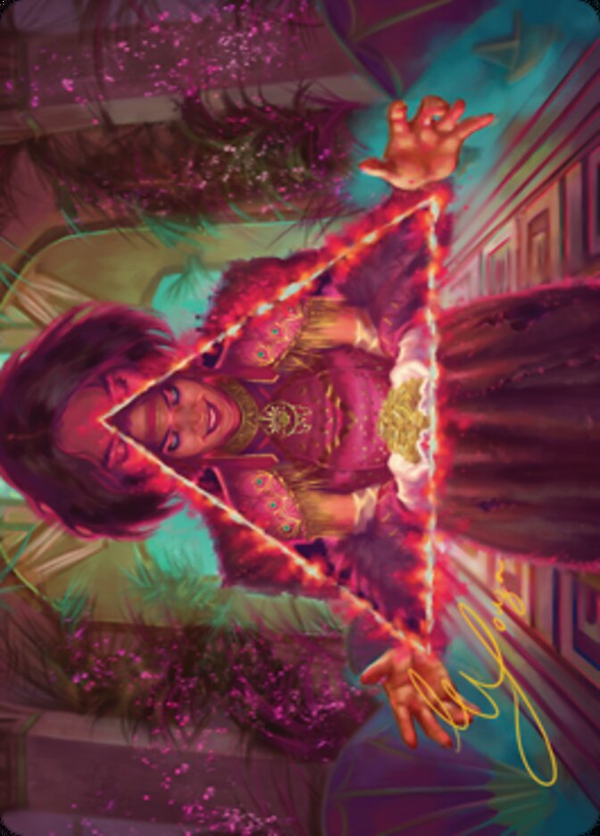 Seize the Spotlight Art Card (Gold-Stamped Signature) [Streets of New Capenna Art Series] | Devastation Store