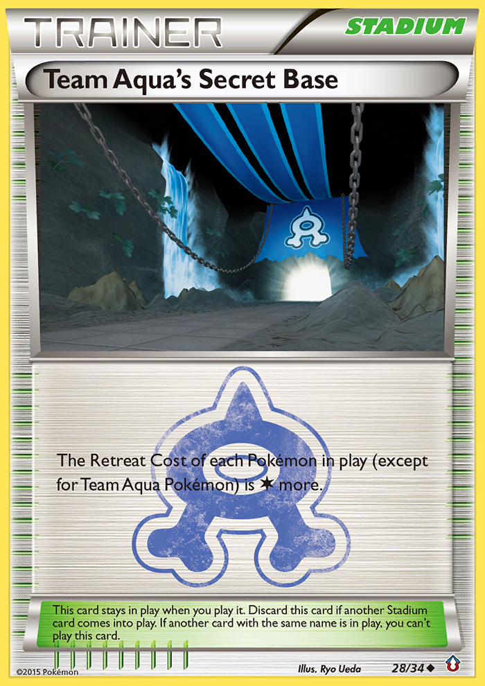Team Aqua's Secret Base (28/34) [XY: Double Crisis] | Devastation Store