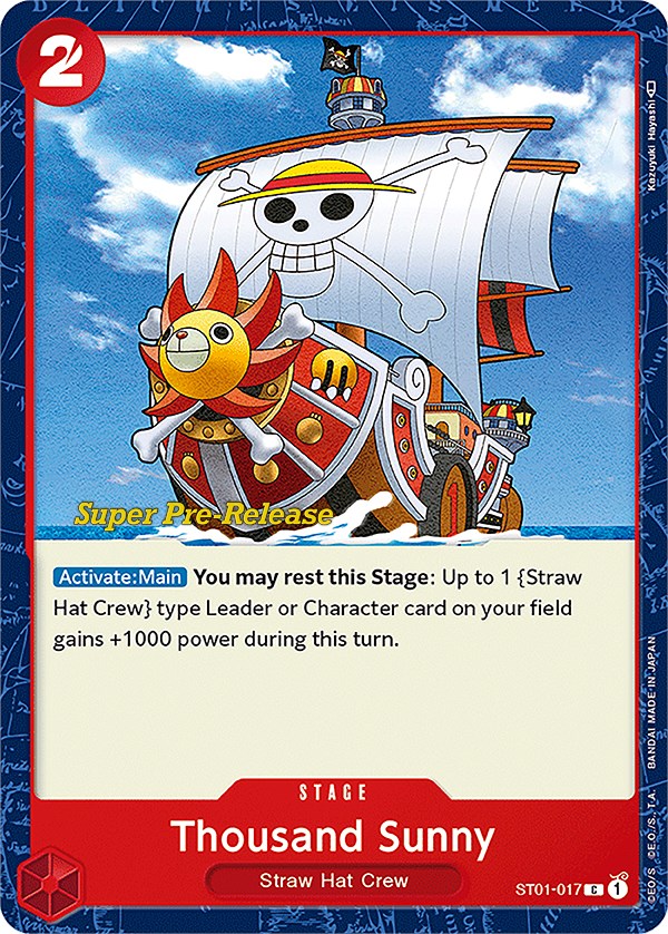 Thousand Sunny [Super Pre-Release Starter Deck: Straw Hat Crew] | Devastation Store