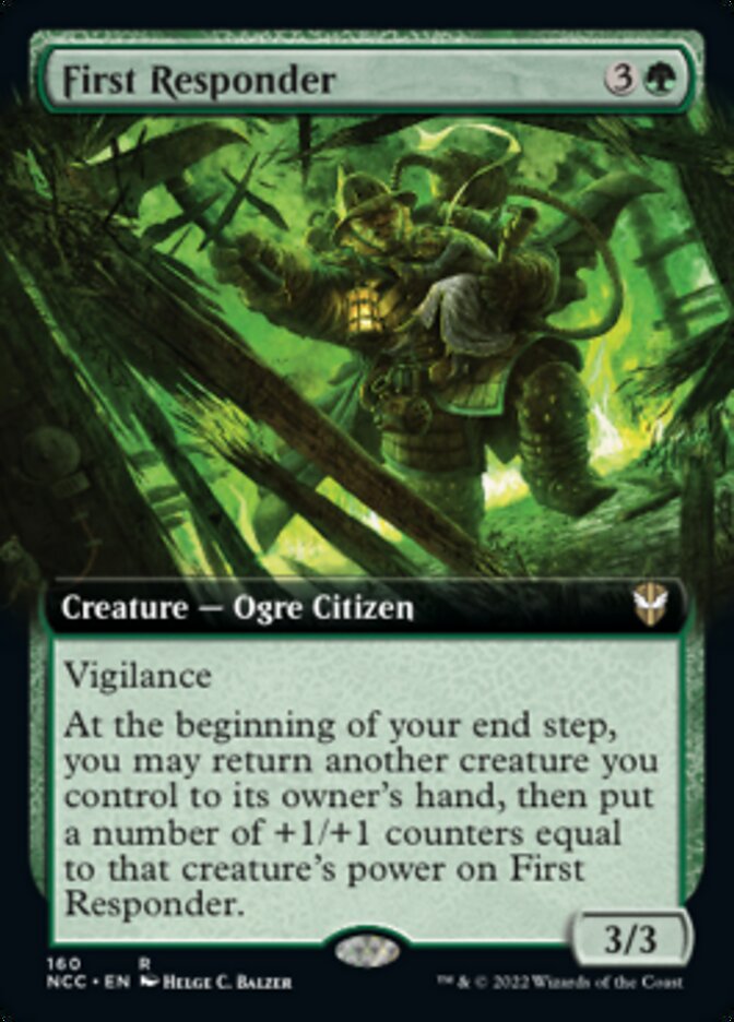 First Responder (Extended Art) [Streets of New Capenna Commander] | Devastation Store