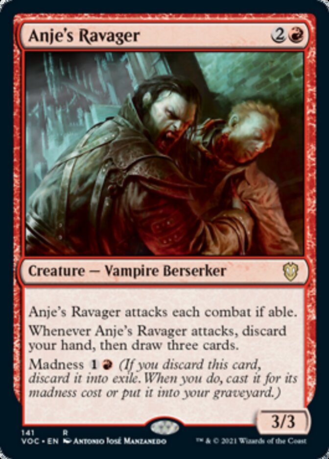 Anje's Ravager [Innistrad: Crimson Vow Commander] | Devastation Store