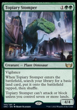 Topiary Stomper (Promo Pack) [Streets of New Capenna Promos] | Devastation Store