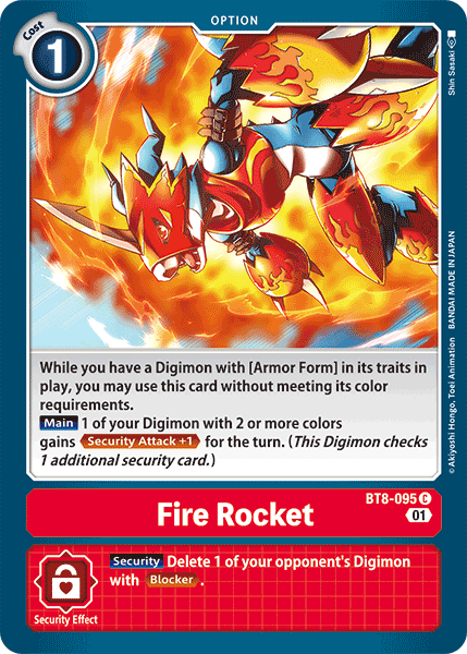 Fire Rocket [BT8-095] [New Awakening] | Devastation Store