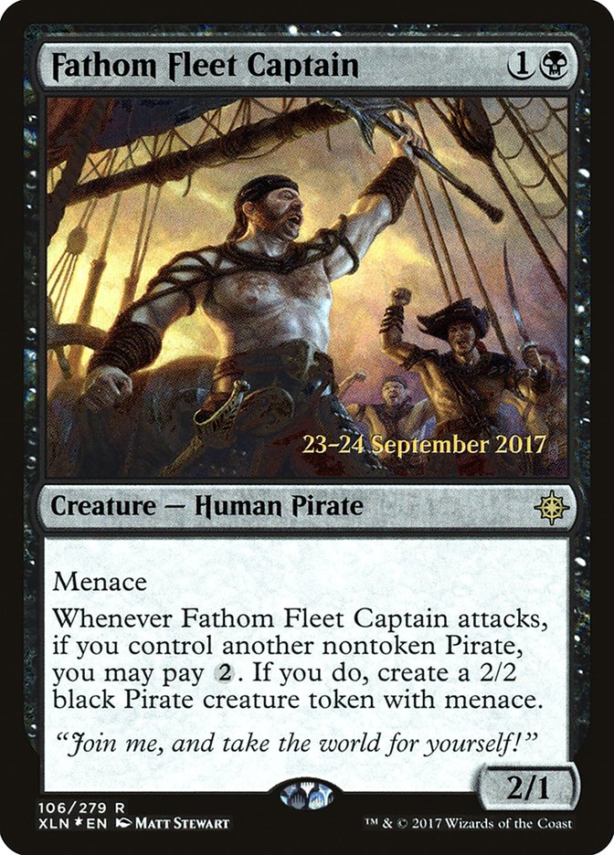 Fathom Fleet Captain  [Ixalan Prerelease Promos] - Devastation Store | Devastation Store