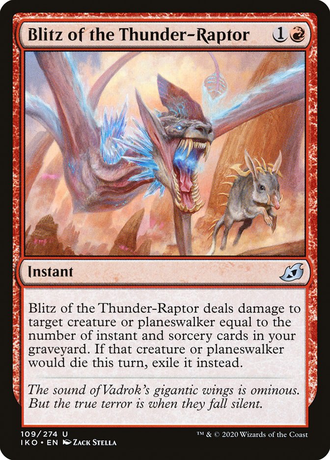 Blitz of the Thunder-Raptor [Ikoria: Lair of Behemoths] | Devastation Store