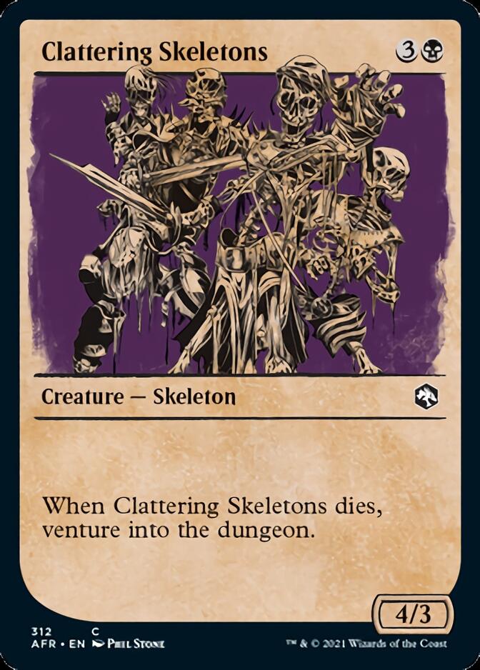 Clattering Skeletons (Showcase) [Dungeons & Dragons: Adventures in the Forgotten Realms] | Devastation Store