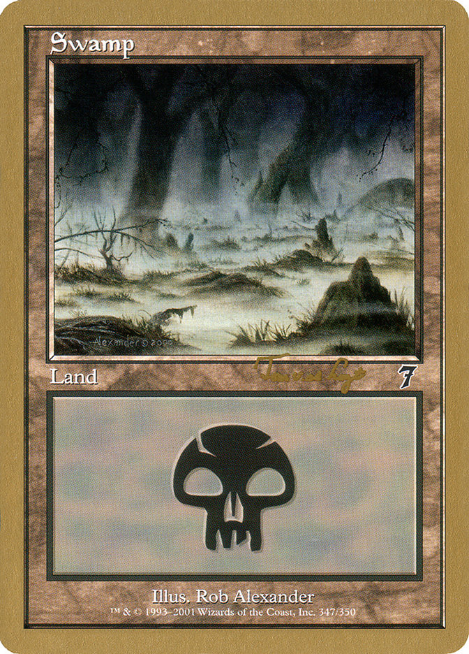 Swamp (tvdl347) (Tom van de Logt) [World Championship Decks 2001] | Devastation Store