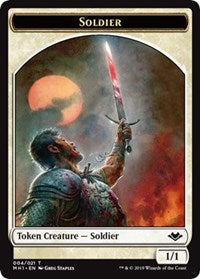 Soldier (004) // Squirrel (015) Double-sided Token [Modern Horizons Tokens] | Devastation Store