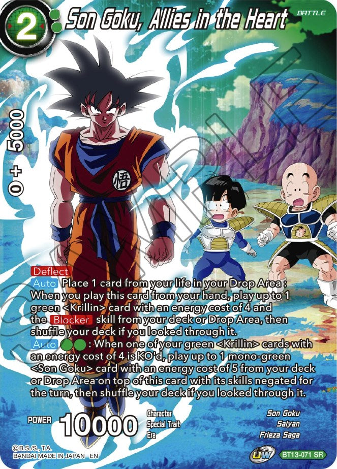 Son Goku, Allies in the Heart (BT13-071) [Theme Selection: History of Son Goku] | Devastation Store