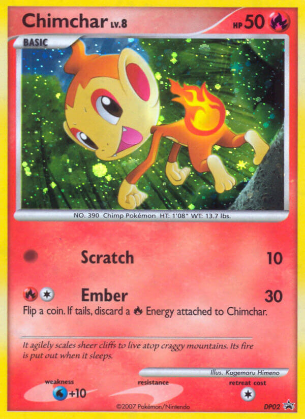 Chimchar (DP02) [Diamond & Pearl: Black Star Promos] | Devastation Store