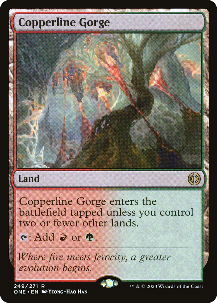 Copperline Gorge [Phyrexia: All Will Be One] | Devastation Store