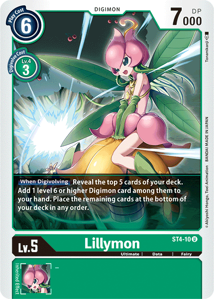 Lillymon [ST4-10] [Starter Deck: Giga Green] | Devastation Store