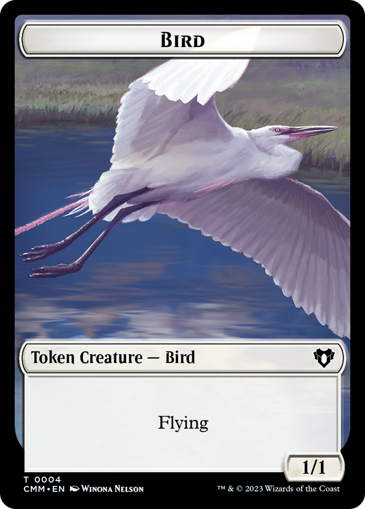 Bird Token [Commander Masters Tokens] | Devastation Store