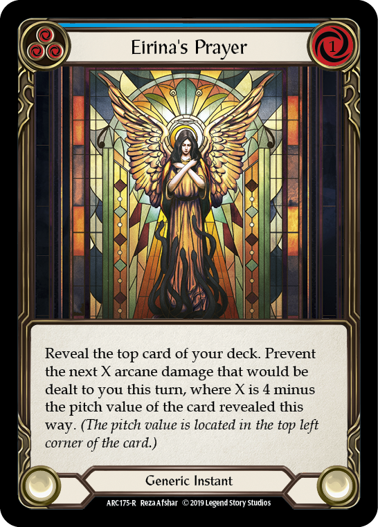 Eirina's Prayer (Blue) [ARC175-R] 1st Edition Normal - Devastation Store | Devastation Store