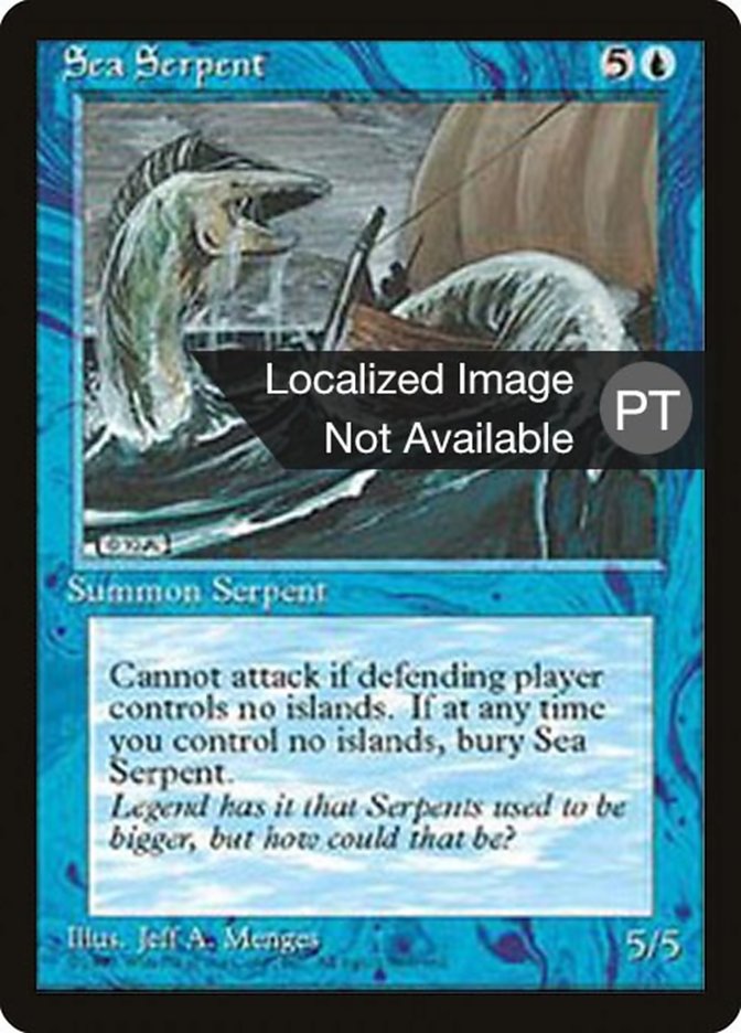 Sea Serpent [Fourth Edition (Foreign Black Border)] | Devastation Store
