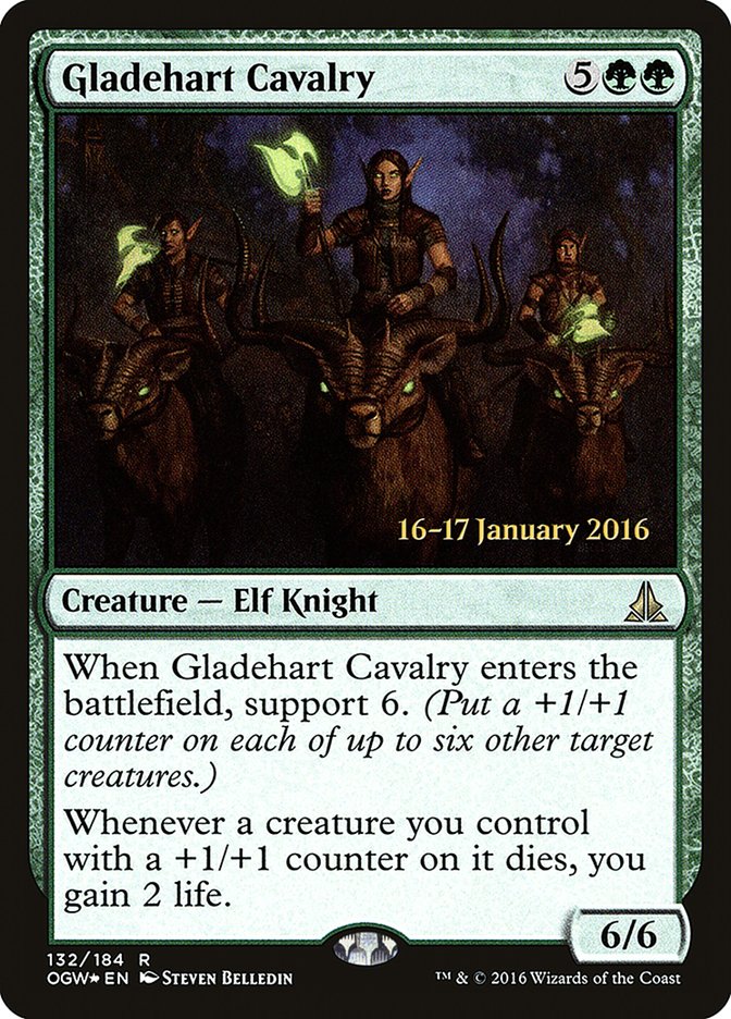 Gladehart Cavalry [Oath of the Gatewatch Prerelease Promos] | Devastation Store