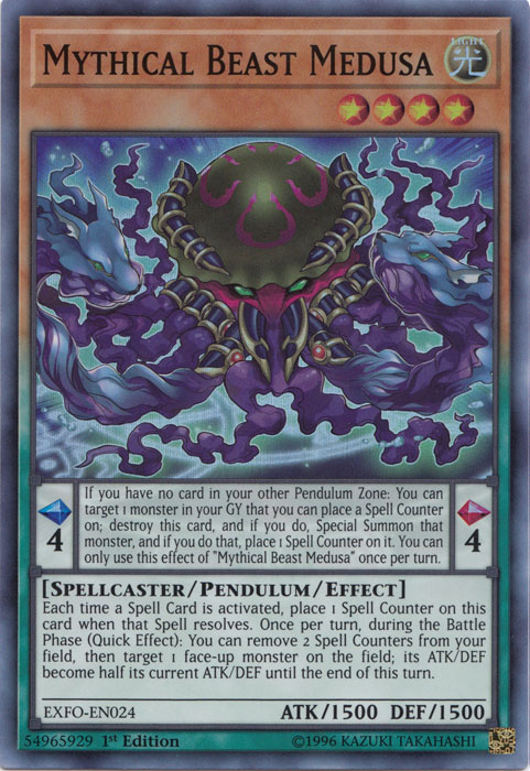 Mythical Beast Medusa [EXFO-EN024] Super Rare | Devastation Store