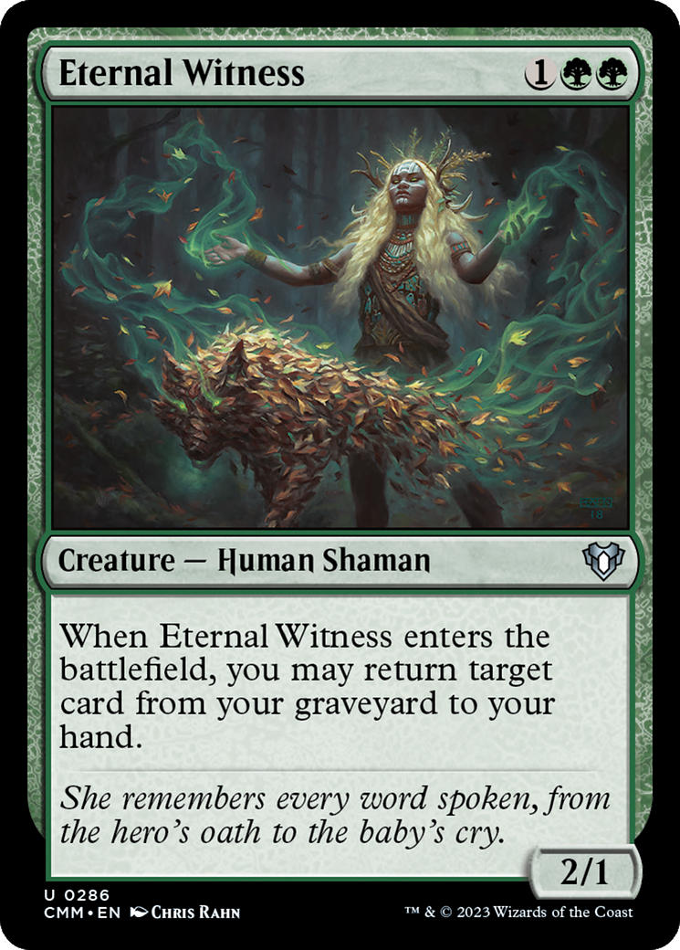 Eternal Witness [Commander Masters] | Devastation Store