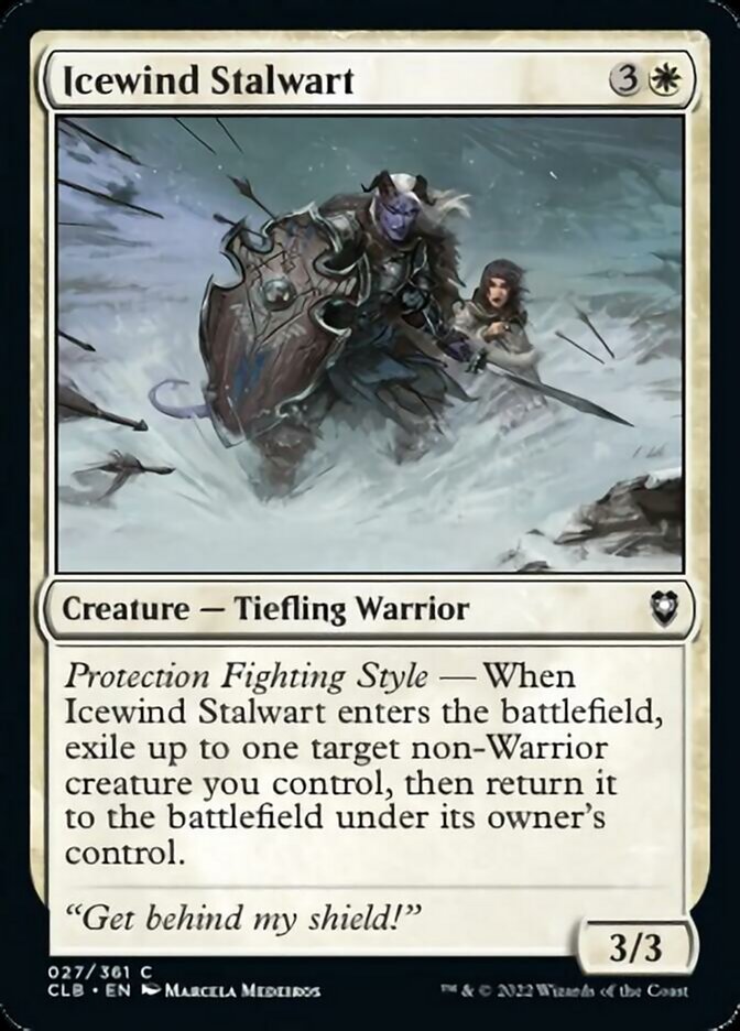 Icewind Stalwart [Commander Legends: Battle for Baldur's Gate] | Devastation Store