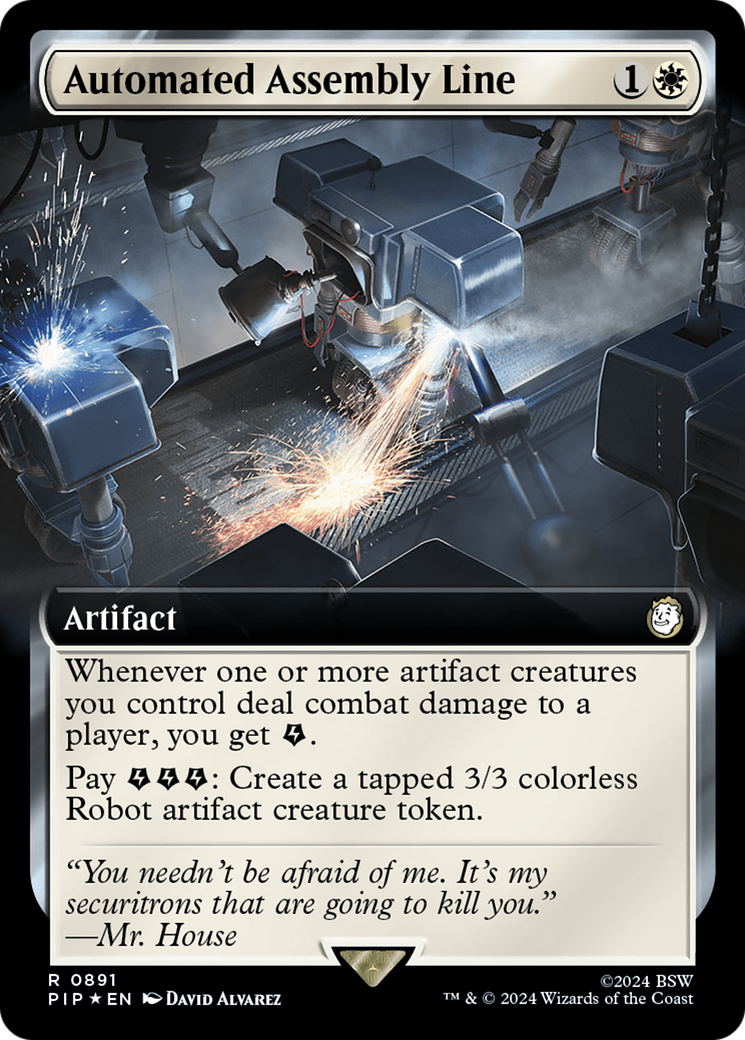 Automated Assembly Line (Extended Art) (Surge Foil) [Fallout] | Devastation Store